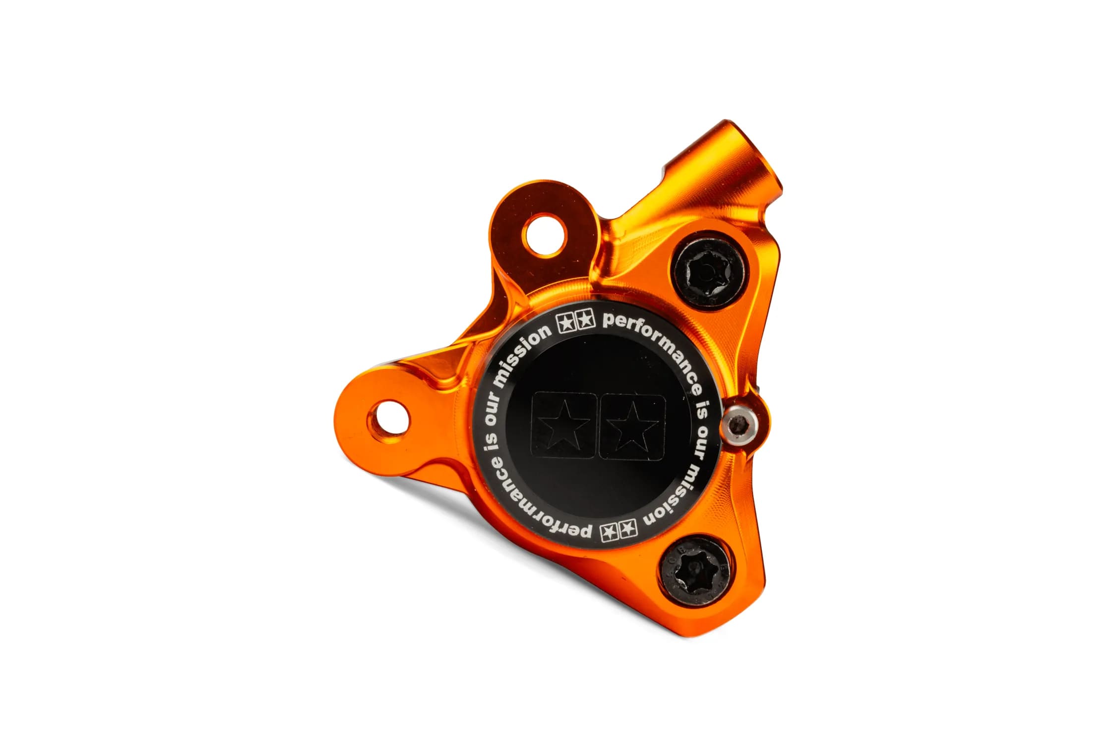 S6-1400381/OR Pinza freno anteriore alluminio CNC Stage6 Minarelli / Piaggio / Peugeot arancione