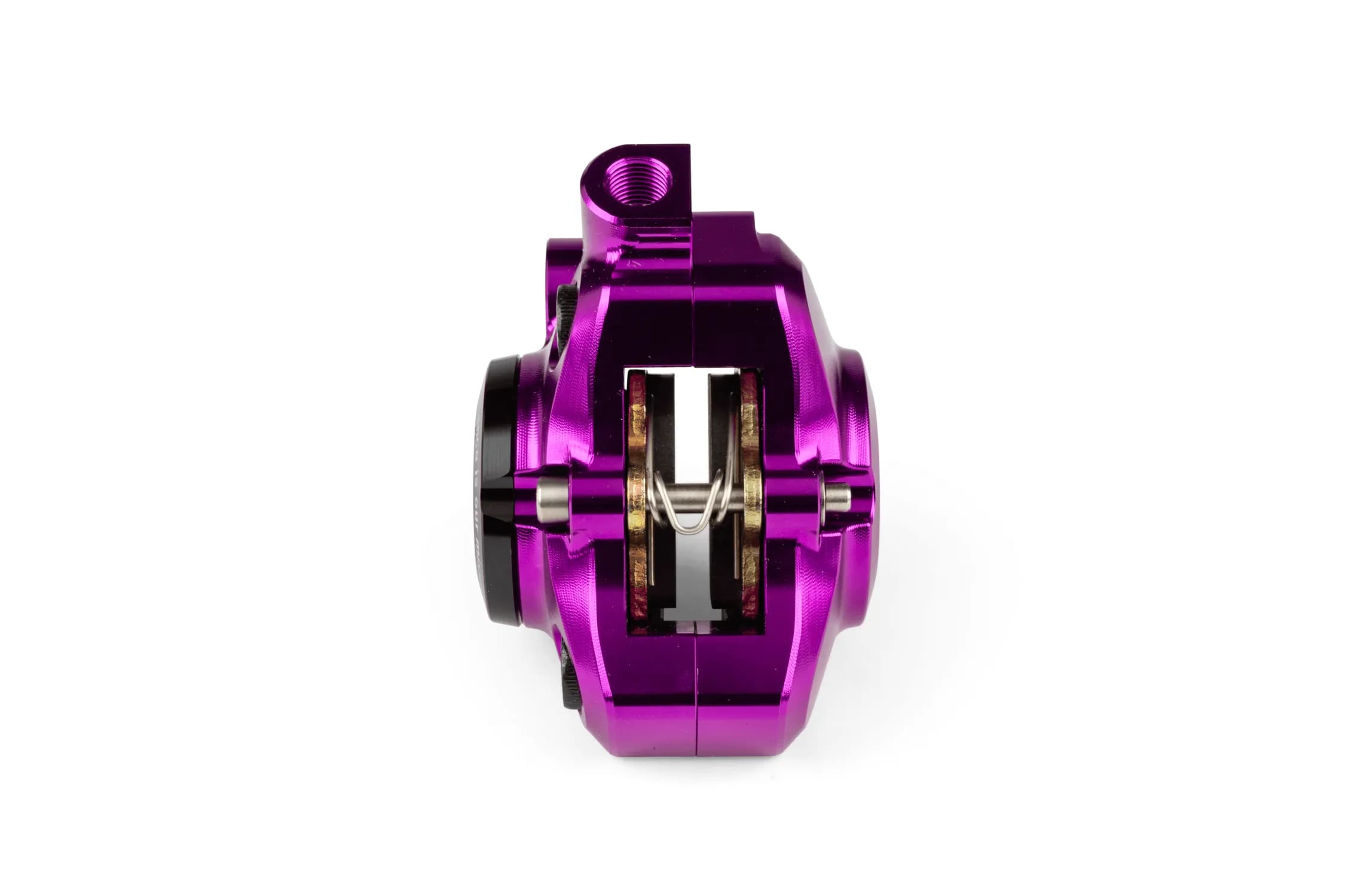 S6-1400381/PU Pinza freno anteriore alluminio CNC Stage6 Minarelli / Piaggio / Peugeot viola