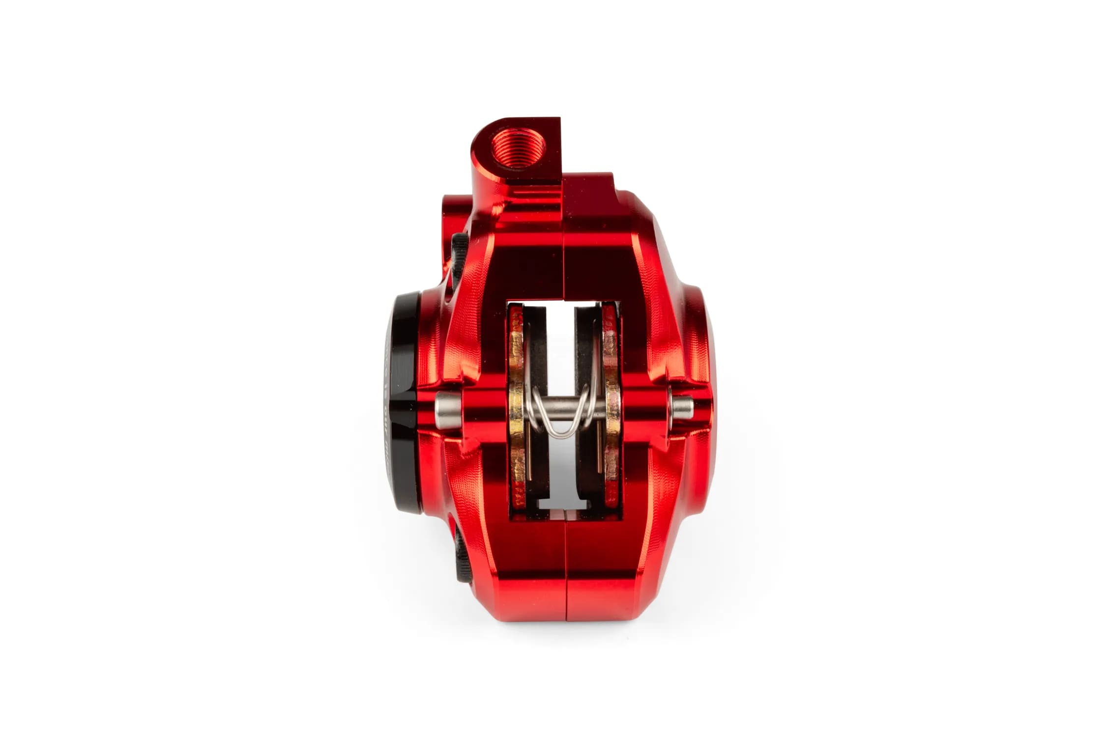 S6-1400381/RE Pinza freno anteriore alluminio CNC Stage6 Minarelli / Piaggio / Peugeot rosso
