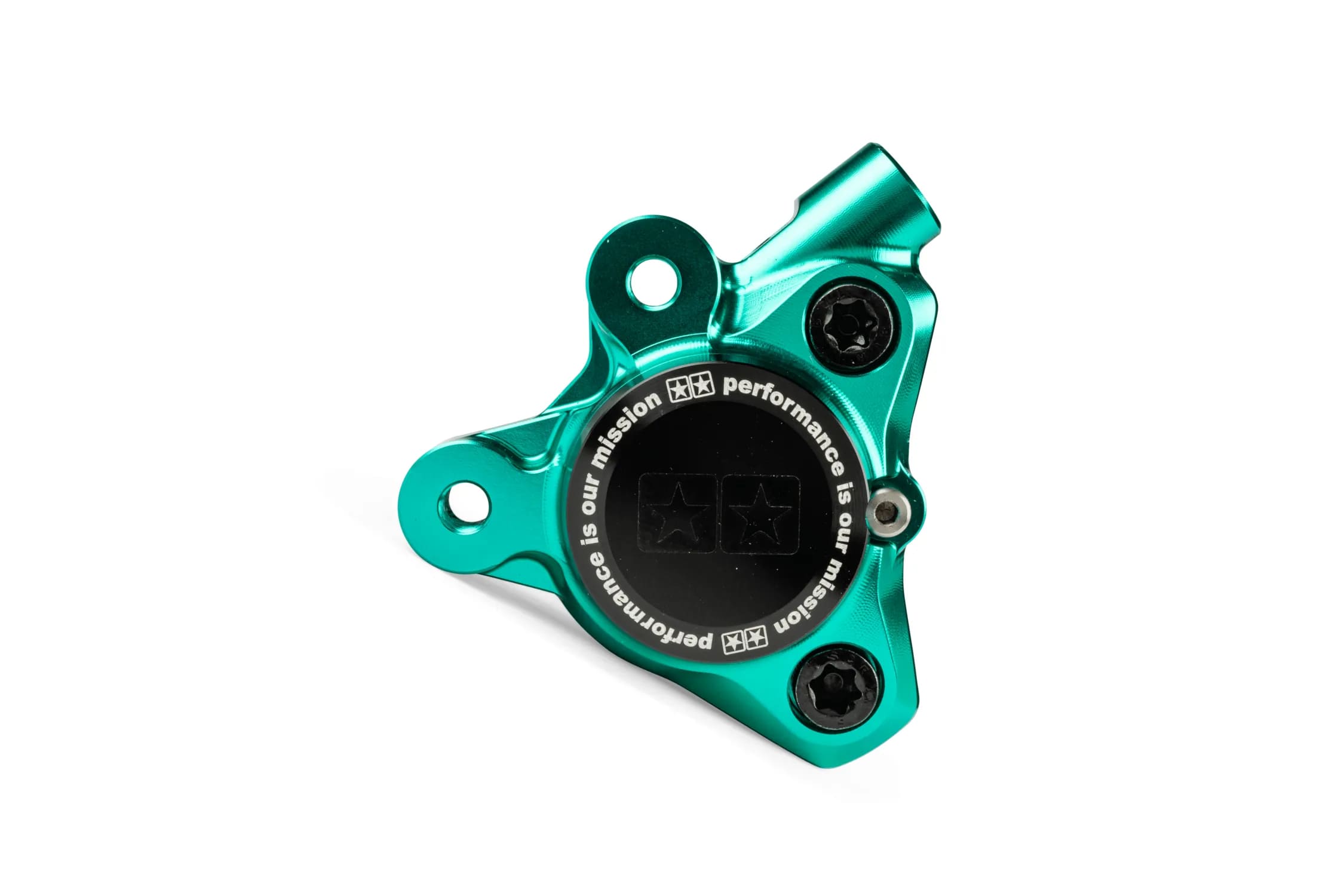 S6-1400381/TU Pinza freno anteriore alluminio CNC Stage6 Minarelli / Piaggio / Peugeot turchese