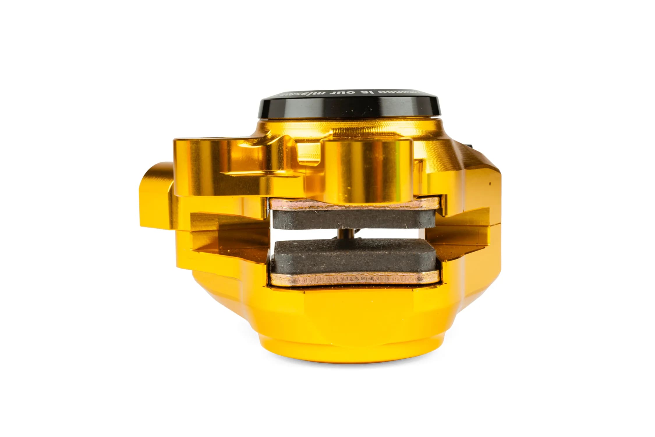 S6-1400381/YE Pinza freno anteriore alluminio CNC Stage6 Minarelli / Piaggio / Peugeot dorato