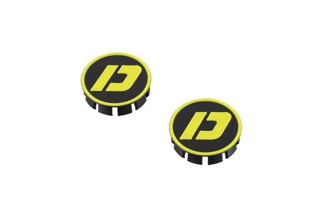 CGN540745 Tappi Telaio x2 Doppler Derbi Senda Nero / Giallo