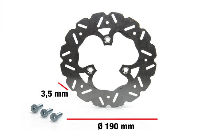 M6219135 Disco freno Malossi Whoop 190mm Yamaha / Piaggio / Peugeot / CPI