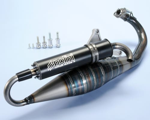 200.0296 marmitta polini for race 4 per piaggio / gilera tutti i modelli