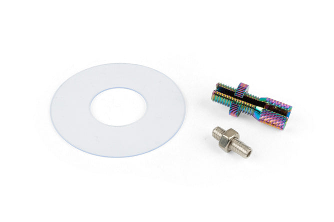 MF45.00016/NC Gas rapido MotoForce Racing alluminio CNC neocromato