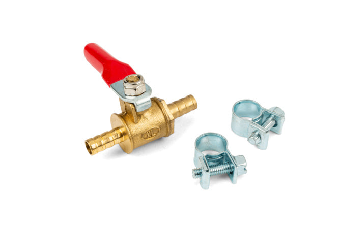 MF99.00138 Serbatoio supplementare da officina 1L con rubinetto, tubo flessibile + morsetti