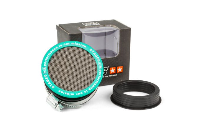 S6-35040/TU Cornetto aspirazione con griglia 50/60mm Stage6 Turchese