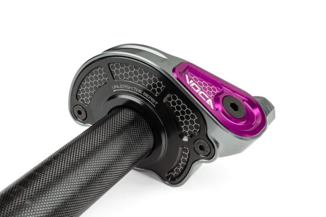 VCR-RD13.90QUICK/PU Comando Gas Rapido Voca Bestia CNC 90º Viola
