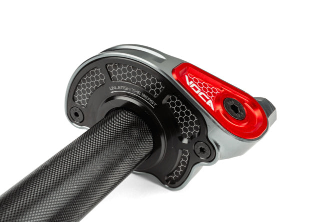 VCR-RD13.90QUICK/RE Comando Gas Rapido Voca Bestia CNC 90º Rosso