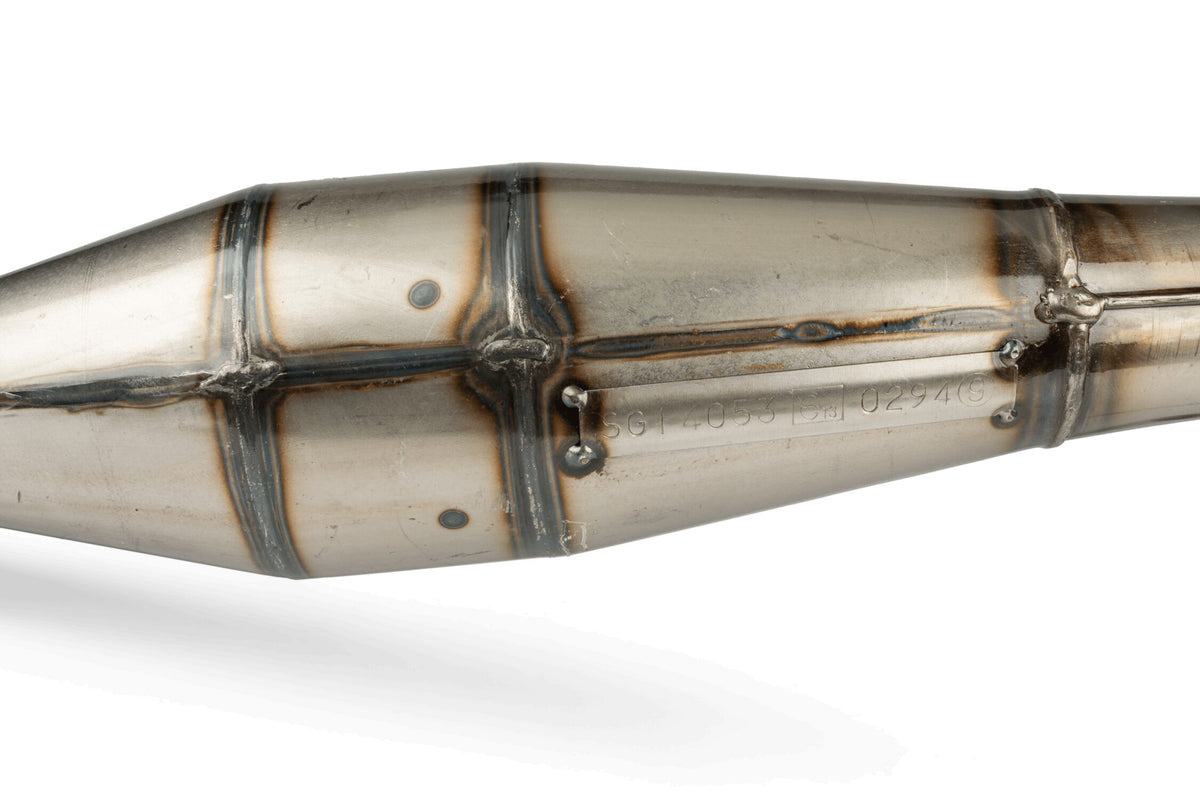 S4053B LeoVince HandMade TT Black Exhaust for Minarelli Vertical