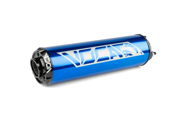 VCR-RD30400/BLBK Silenziatore Voca Alu CNC blu / nero