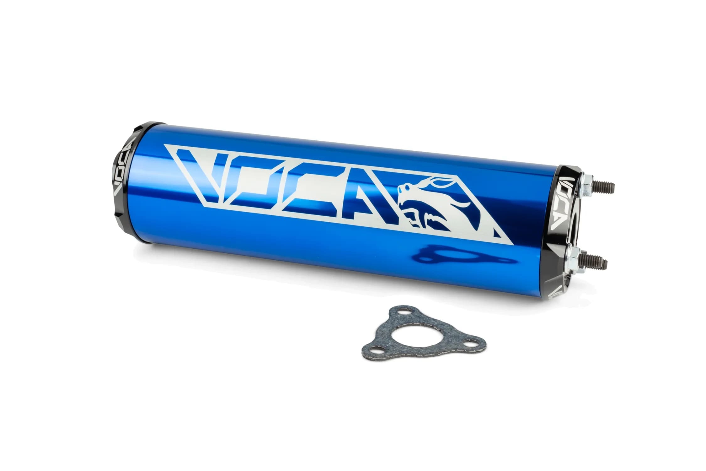 VCR-RD30400/BLBK Silenziatore Voca Alu CNC blu / nero