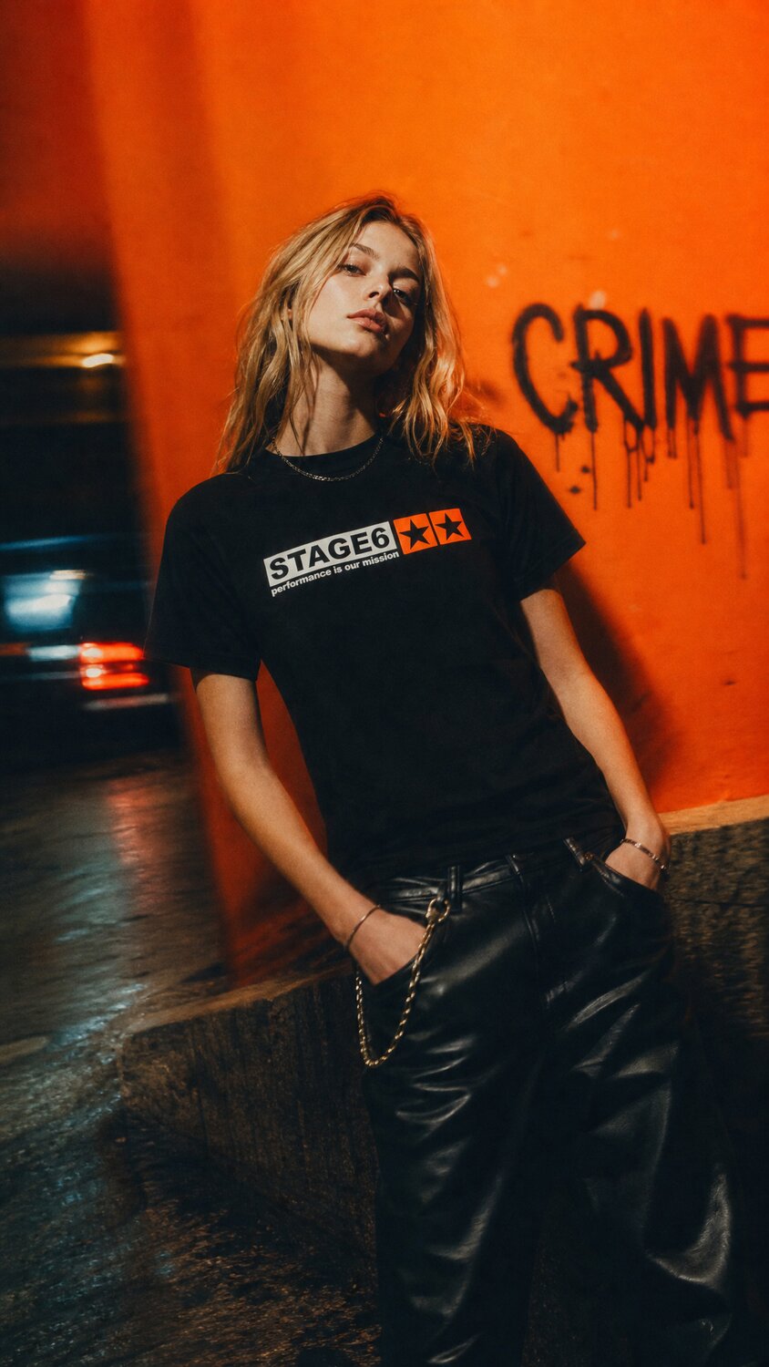 S6-09008/M T-shirt Stage6 Classic Nero M