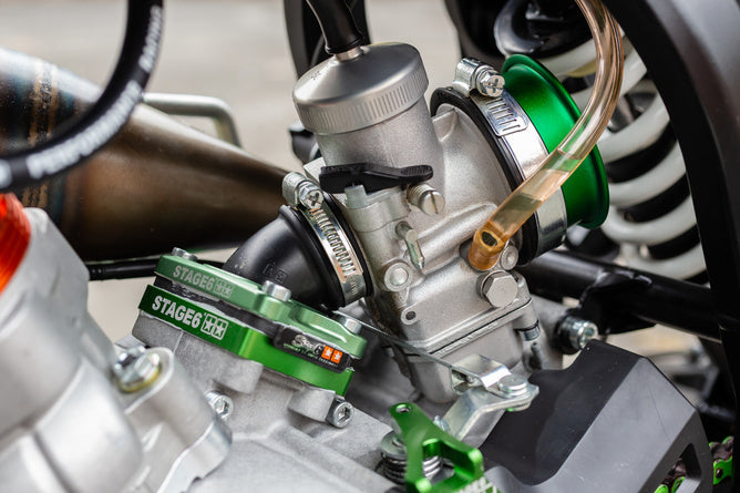 S6-3318833/GR Stage6 360° AM6 / Derbi green intake manifold for CP Evolution