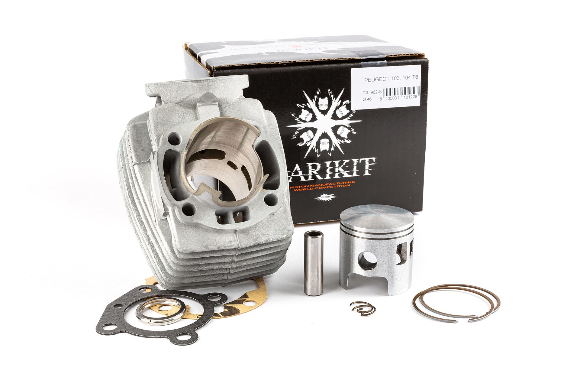BAR-CIL-962-S Barikit Aluminum Cylinder Kit 70cc Alu Peugeot 103 AC / Fox
