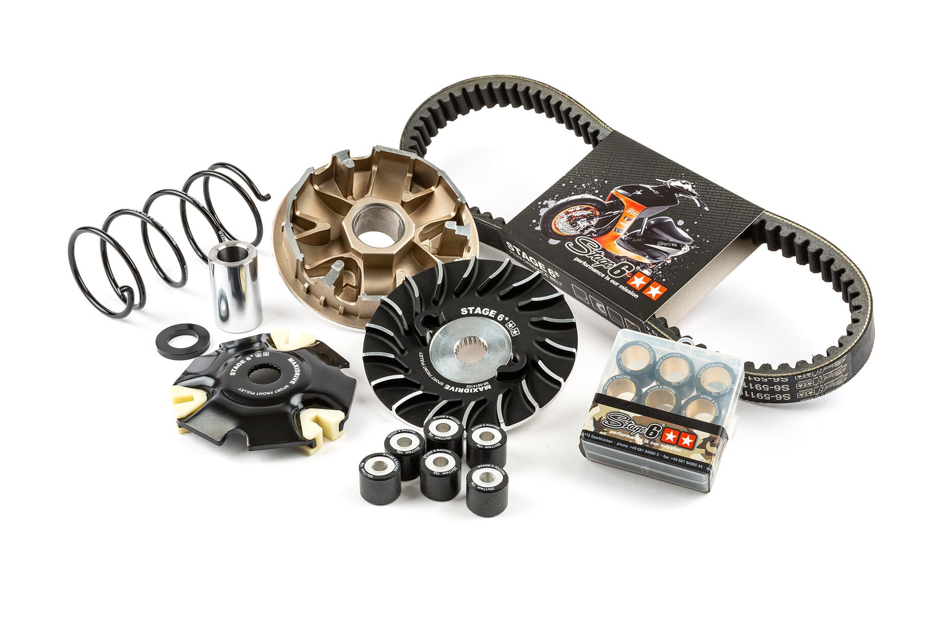 MS-PKMS6VARVESPALX/1 Kit Variatore Stage6 Maxi Drive Performance Vespa LX 150cc
