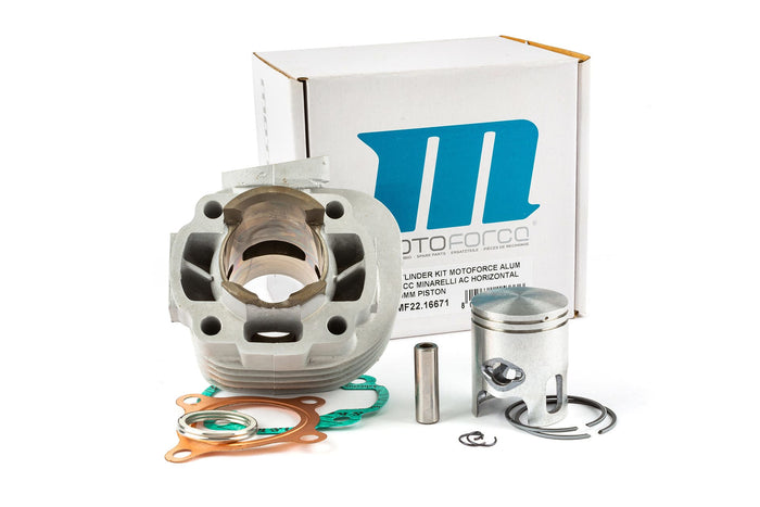 mf22.16671 gruppo termico motoforce 50cc d.40 minarelli orizzontale ac aria sp.10 alluminio, COD: MF22.16671