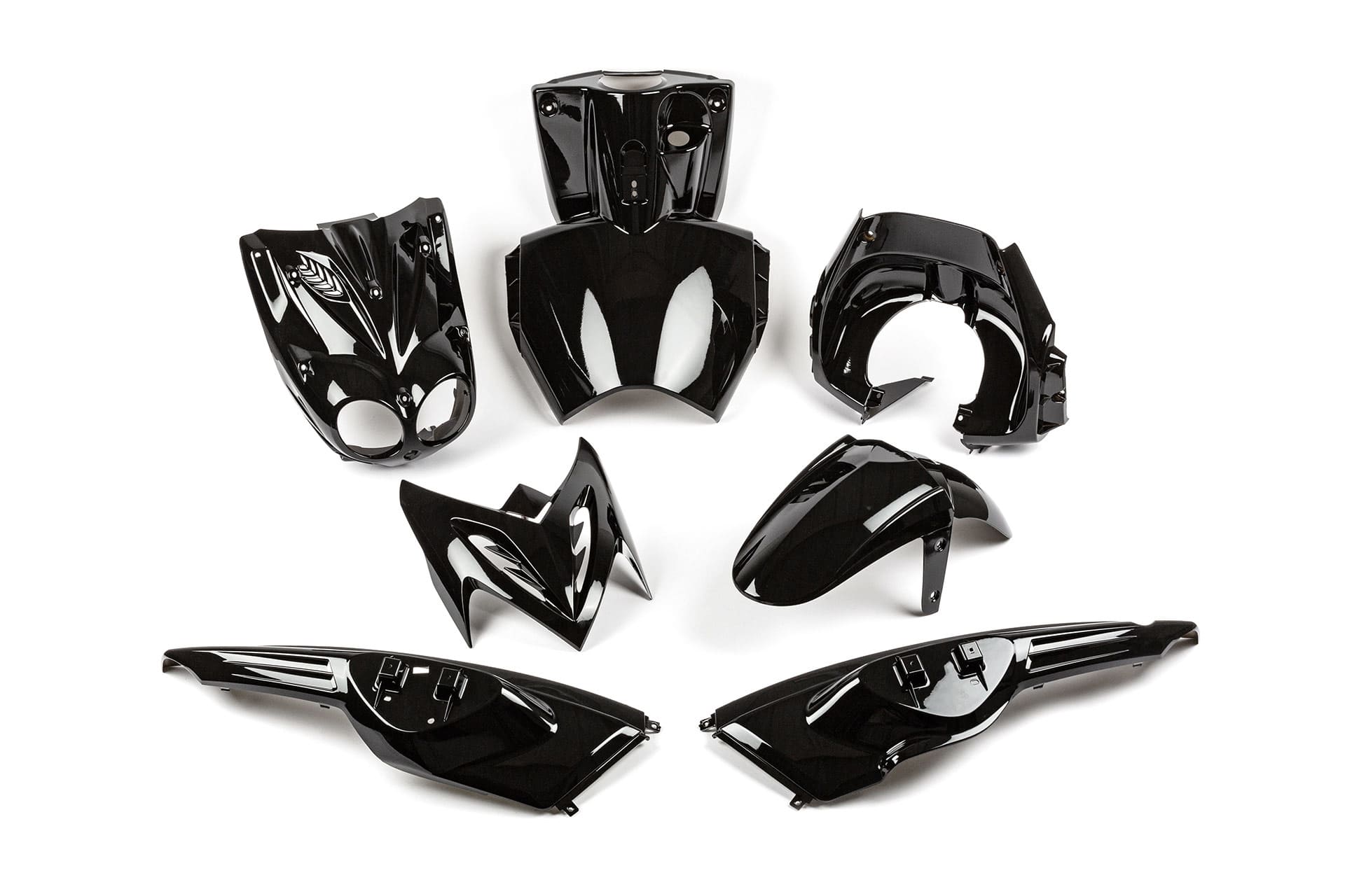 STR-985.30/BK Kit carena 7 pezzi nero Yamaha Slider dopo 2005, COD: STR-985.30/BK