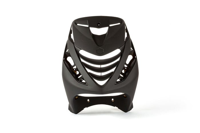 STR-998.01/BM Mascherina / Scudo Anteriore nero opaco Piaggio ZIP SP2, COD: STR-998.01/BM