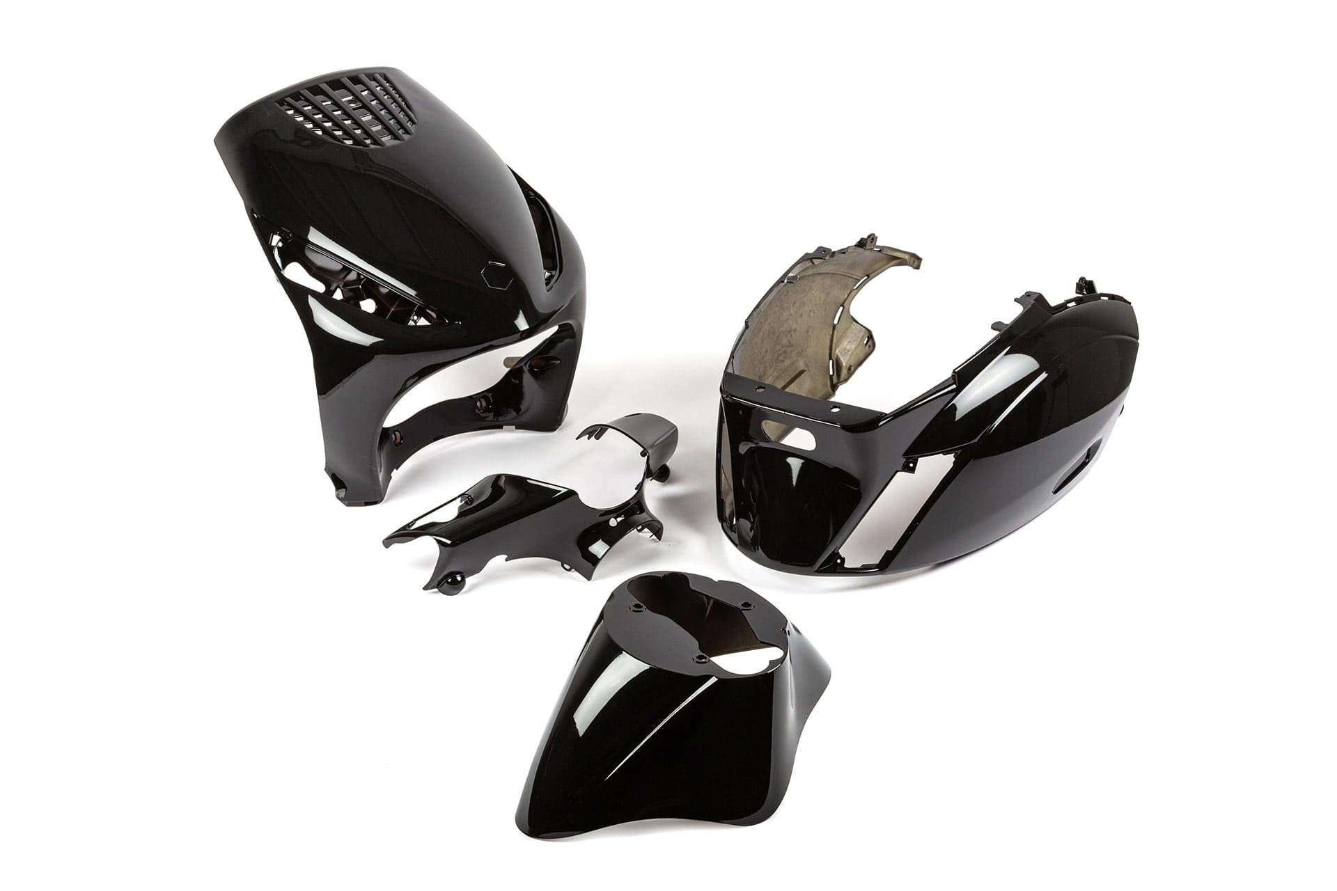 STR-998.20/BK Kit carena 4 pezzi nero Piaggio Zip 50 dopo 2000, COD: STR-998.20/BK