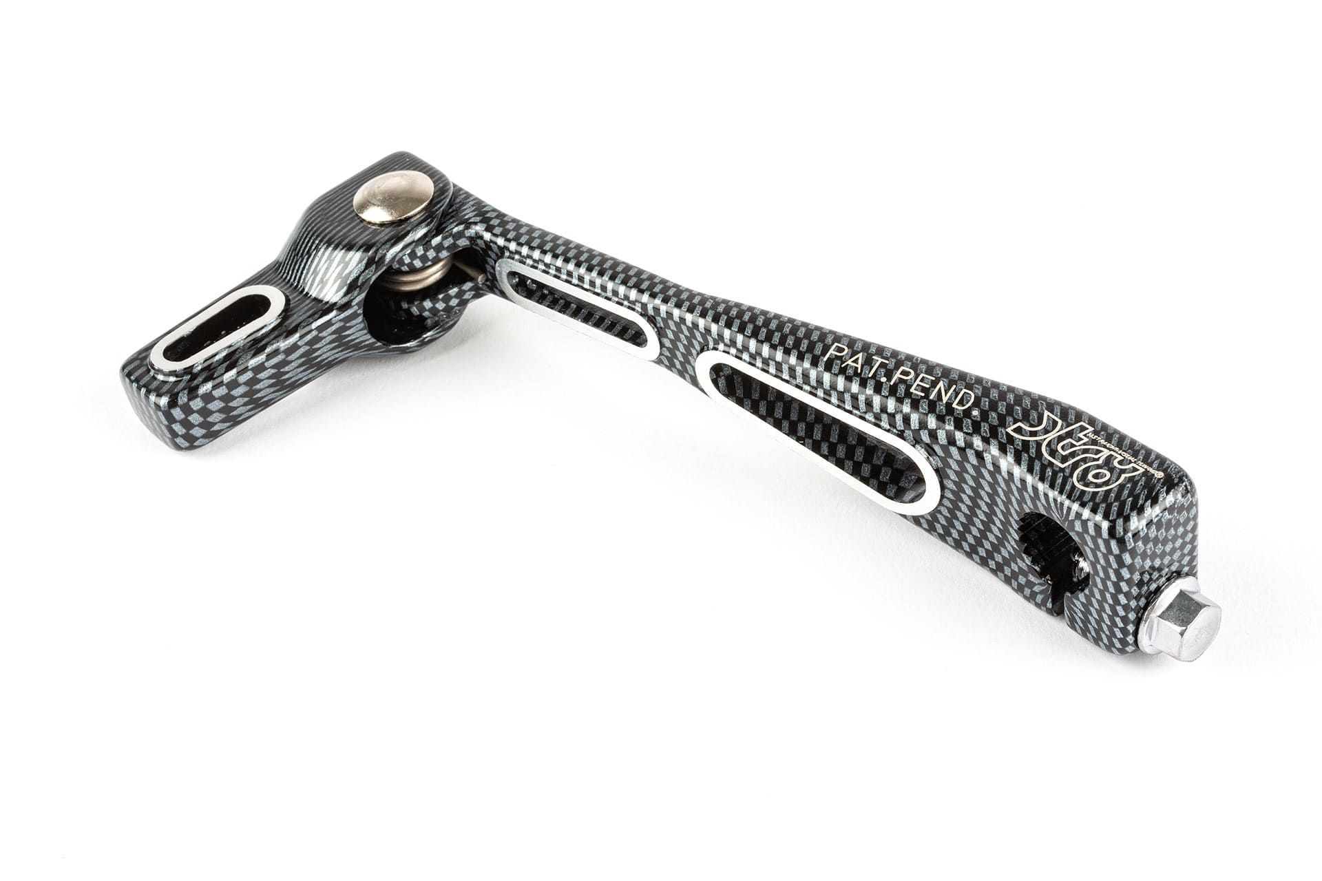 STR-028.56/CA Pedalina Cambio pieghevole Lighty Alu carbone Derbi, COD: STR-028.56/CA