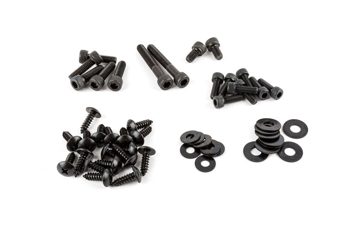 STR-555.02/BK Viti Carena acciaio nero MBK Booster Rocket / NG / Yamaha BW's Bump / Spy fino al 2004, COD: STR-555.02/BK