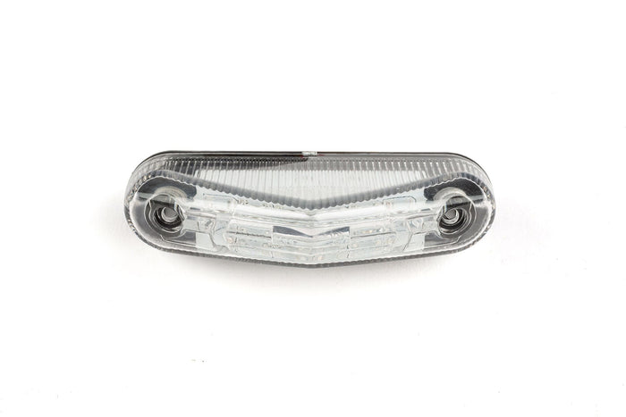 STR-655.27/CE Fanalino LED Triangle universale trasparente 6 LED rosso omologato CE, COD: STR-655.27/CE