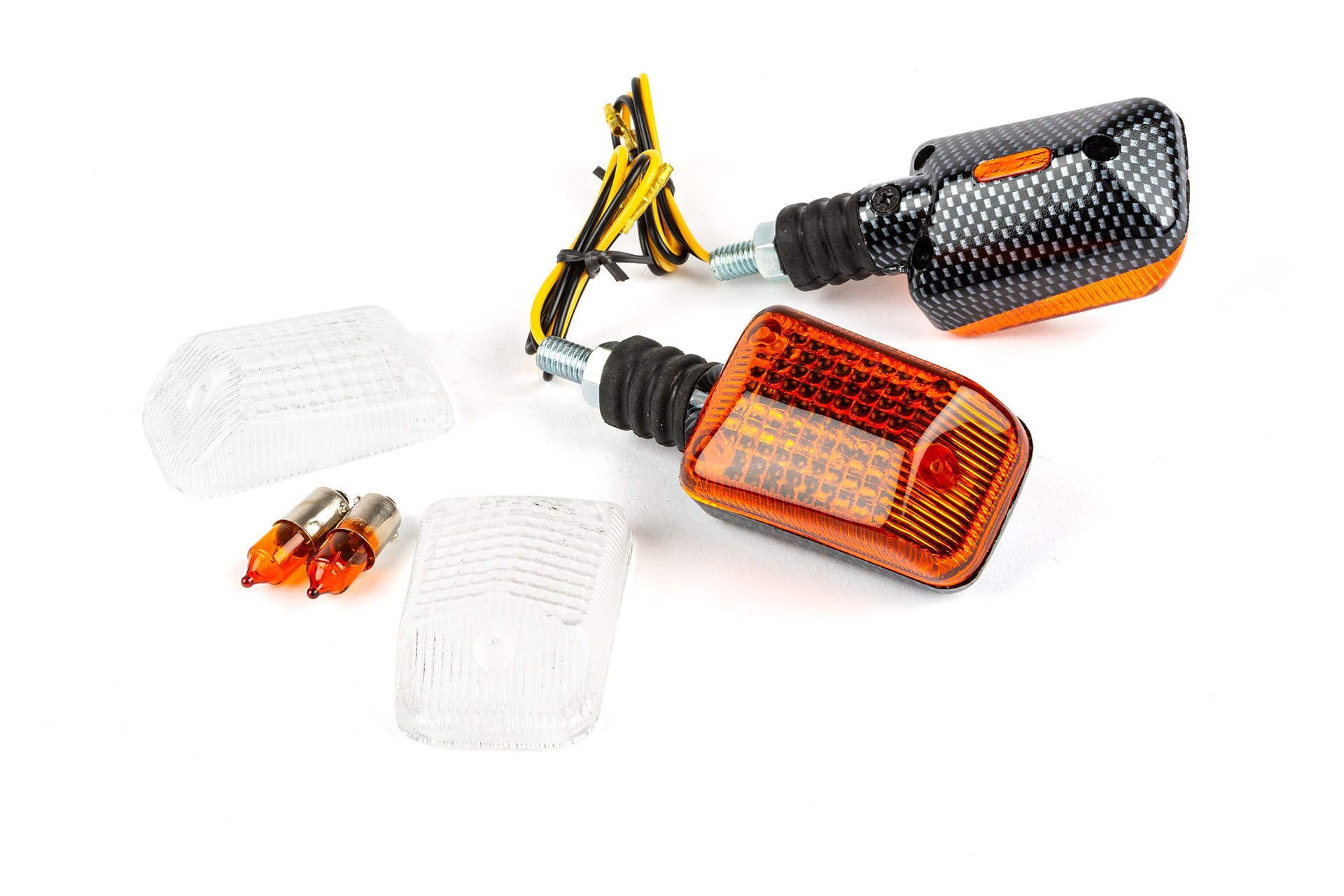 STR-675.08 Frecce Mini Rectangle carbone / arancio + trasparente, COD: STR-675.08