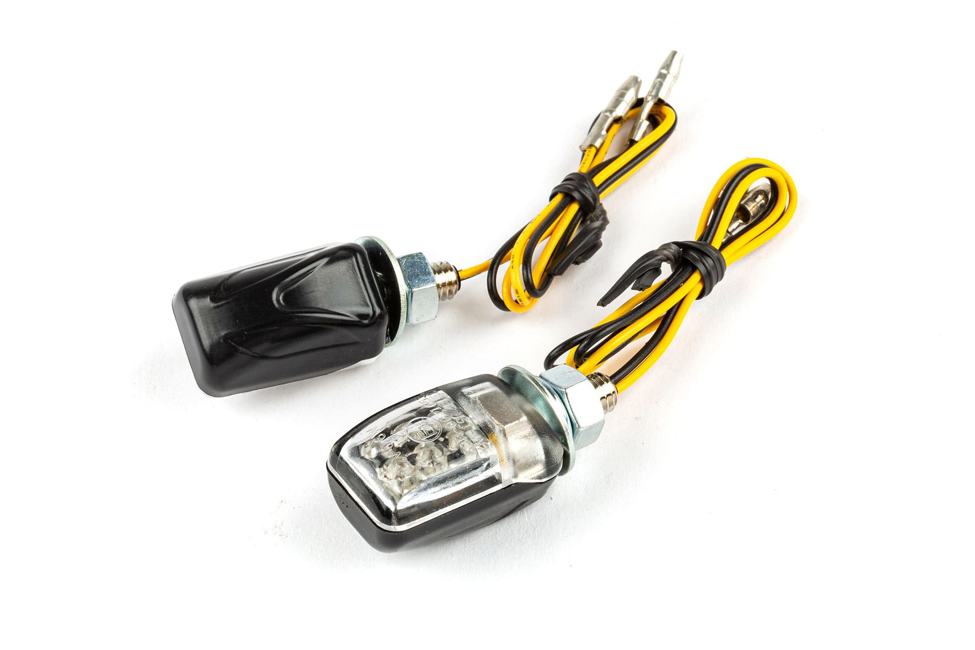 STR-687.10/BK Frecce LED Micro 6 LED nero / trasparente omologato CE, COD: STR-687.10/BK