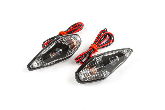 STR-695.05/BK Luce / Frecce a incollare Wing nero / trasparente / arancio, COD: STR-695.05/BK