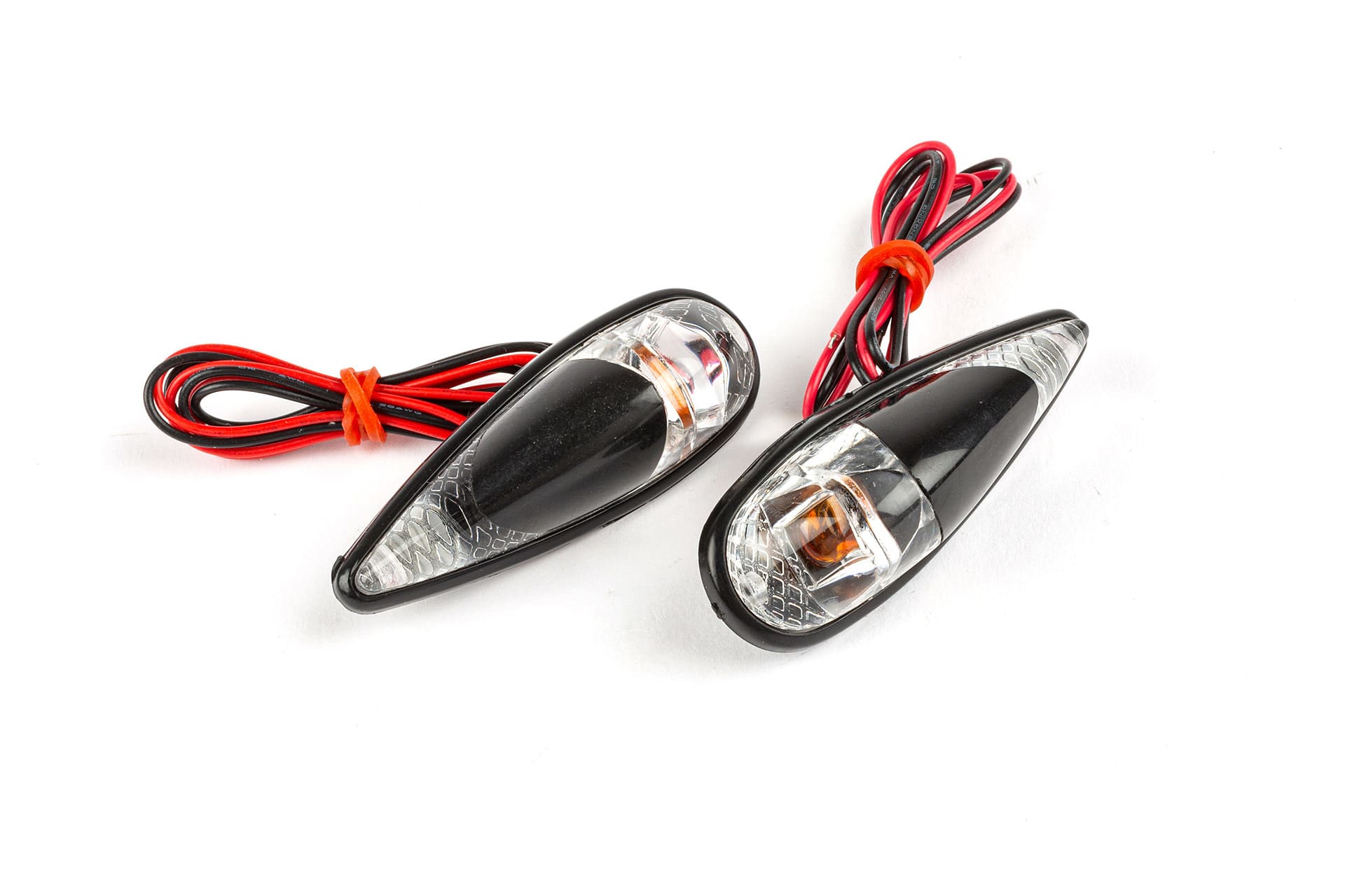STR-695.06/BK Luce / Frecce a incollare Fender nero / trasparente / arancio, COD: STR-695.06/BK
