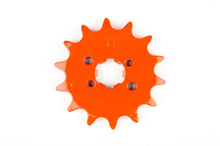 STR-714.93/OR Pignone 14 denti - 420 arancione Derbi Euro2 / Euro3