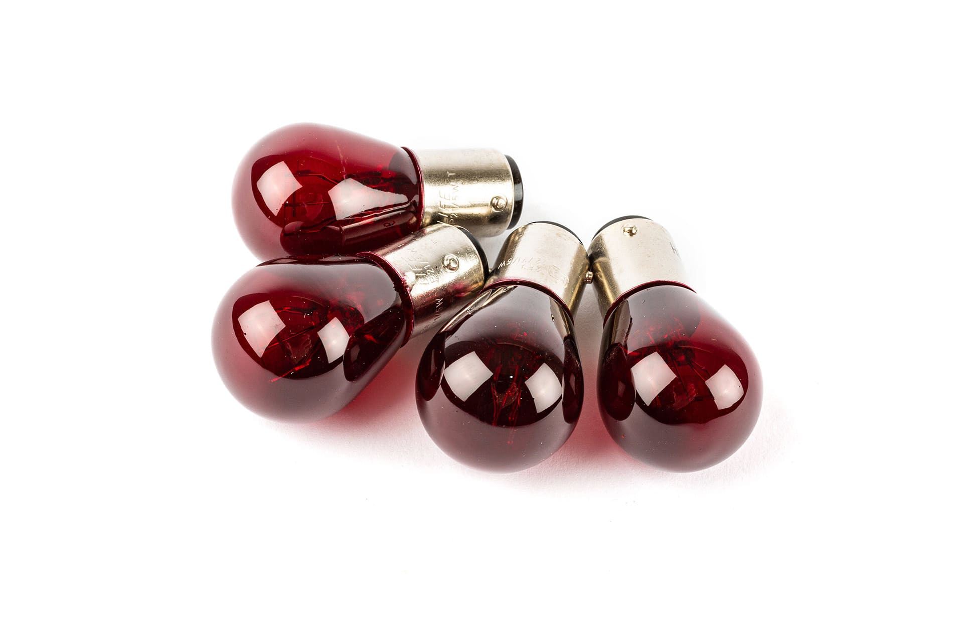 STR-800.16/RE Lampadine fanalino + freno (x4) 12V - 21/5W BAY15D rosso