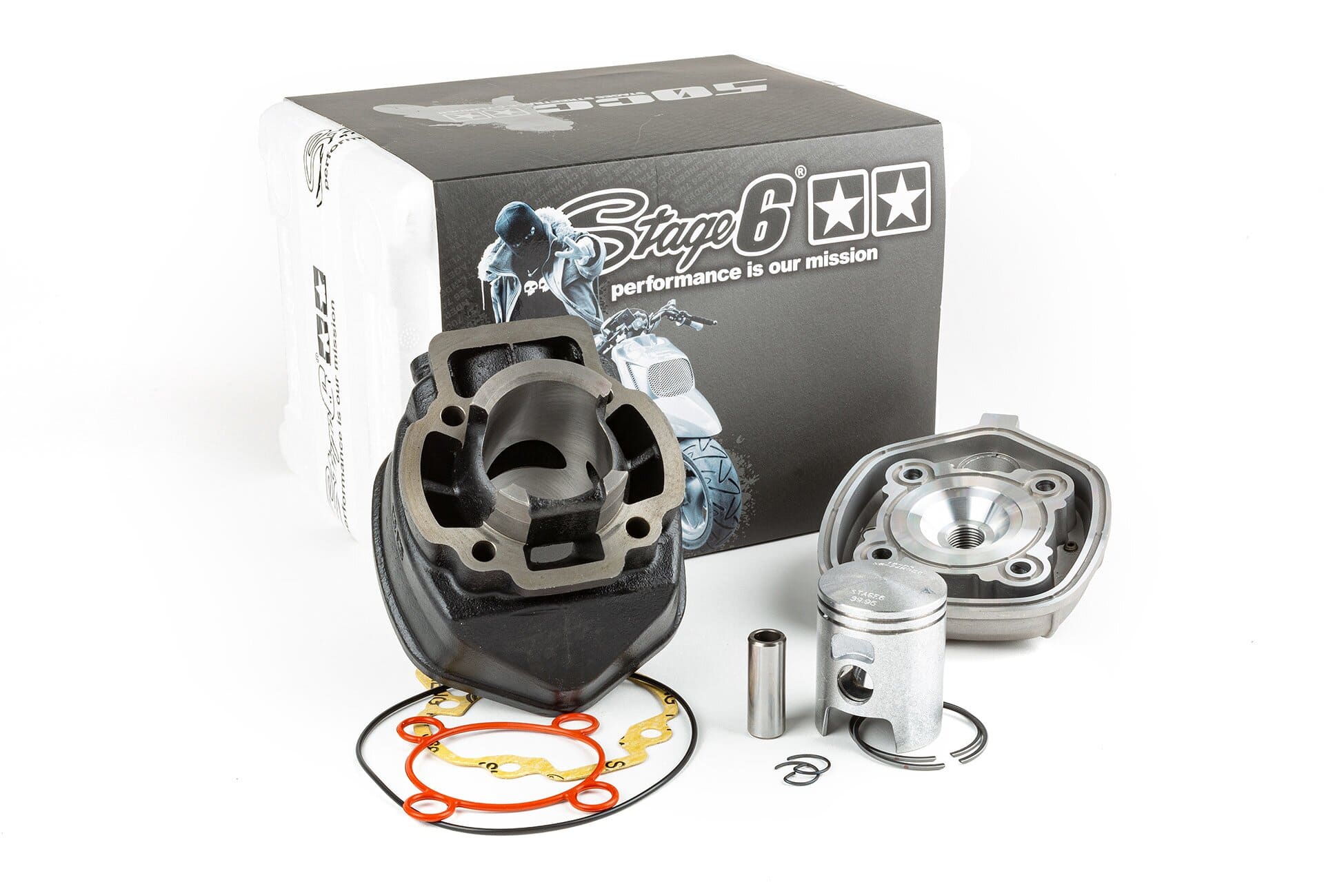 s6-7114020 gruppo termico stage6 streetrace ghisa 50cc piaggio zip sp lc stage6 rt