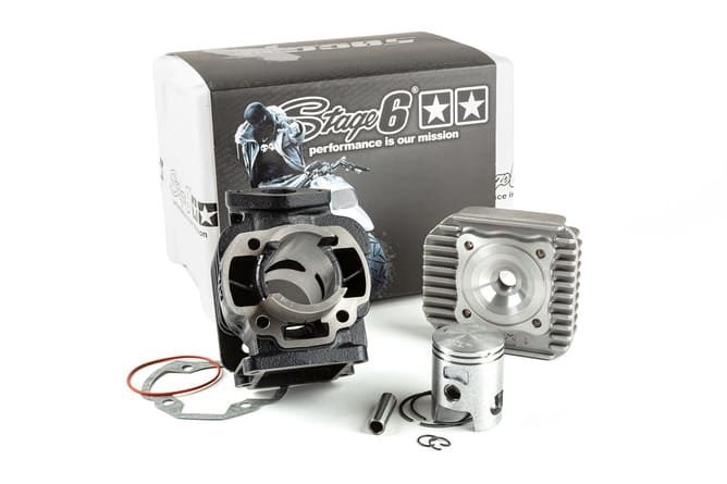 s6-7116801 gruppo termico stage6 streetrace x minarelli verticale 50cc spinotto 10mm, COD: S6-7116801