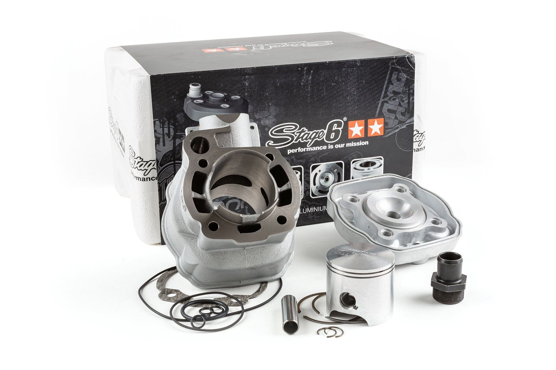 s6-7118810 gruppo termico 77cc stage6 streetrace ghisa minarelli am6 stage6 rt