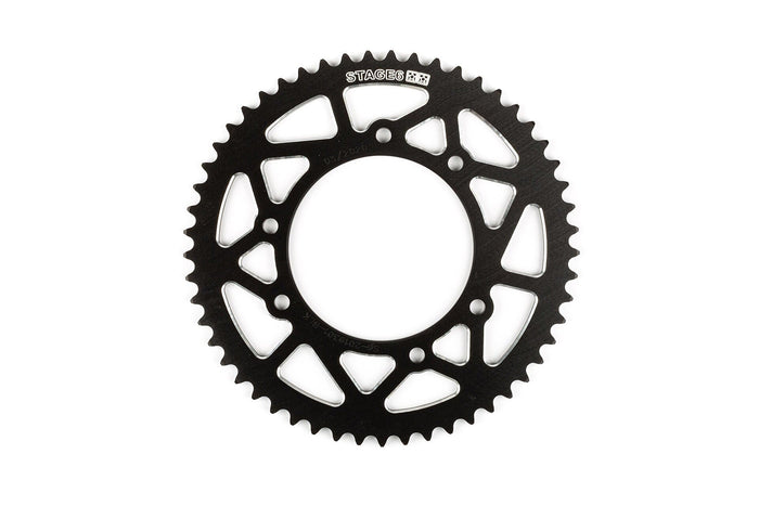 S6-2019301/BK Corona 53 denti - 420 Stage6 alluminio CNC nero Derbi DRD Pro, COD: S6-2019301/BK