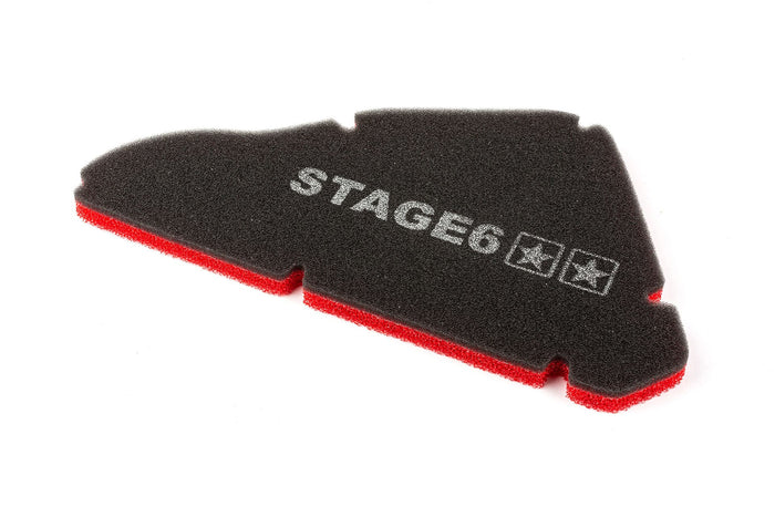 S6-35078 Spugna Filtro Aria Stage6 Double Layer, Piaggio braccio lungo, COD: S6-35078