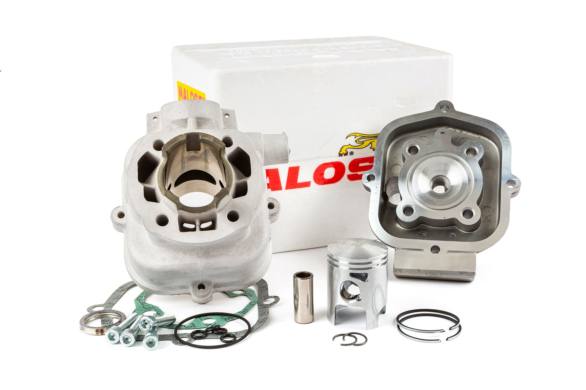 M315477 Gruppo Termico Malossi 50cc alluminio, “G2 Replica” MBK 51 LC, COD: M315477