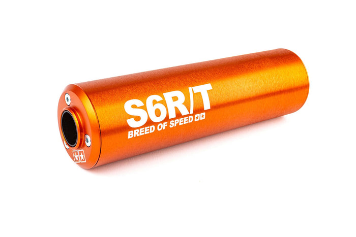 S6-96ET033/OR SILENZIATORE STAGE6 R/T 80 - 100CC MONTAGGIO A DESTRA ARANCIONE, COD: S6-96ET033/OR