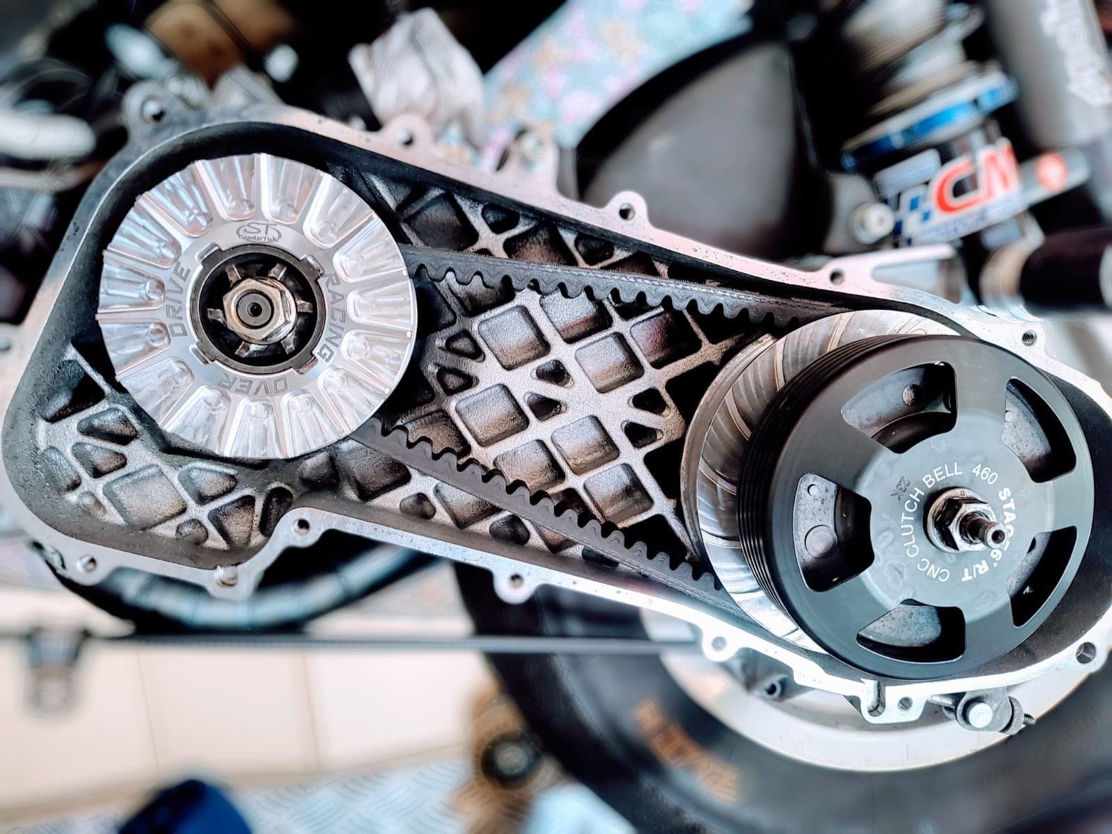 Puleggia Fissa variatore Overdrive Piaggio Zip / Gilera 70/100cc CNC alluminio - Scooter Tube