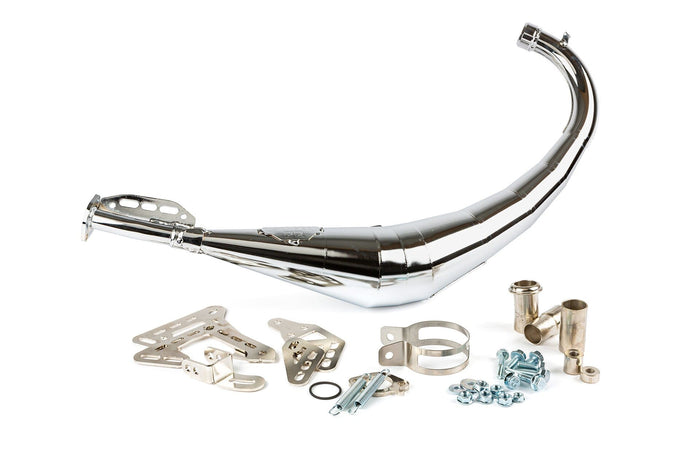 s6-9118904 marmitta (senza silenziatore) stage6 streetrace cromato derbi senda (d50b0) stage6 rt, COD: S6-9118904
