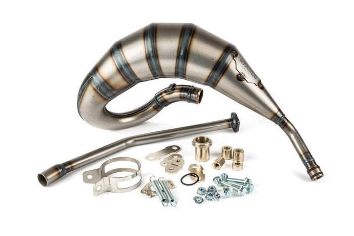 s6-9119310 marmitta (senza silenziatore) stage6 streetrace 70cc montaggio alto derbi senda (d50b0) stage6 rt, COD: S6-9119310
