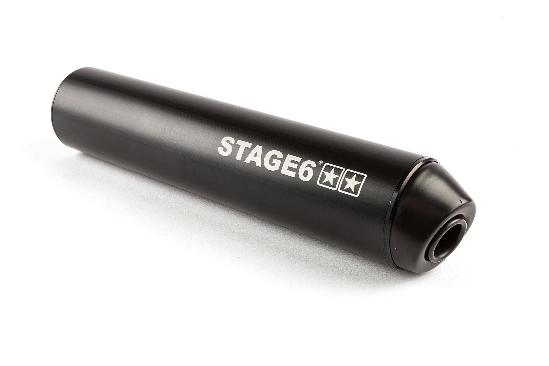 S6-91ET032 Silenziatore Stage6 MX montaggio a sinistra nero