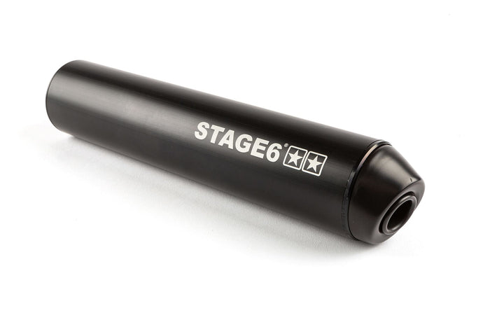 S6-91ET032 Silenziatore Stage6 MX montaggio a sinistra nero