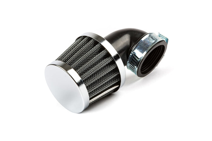 str-346.90/cr filtro aria kn inclinato 90gradi d.35mm cromato str8, COD: STR-346.90/CR