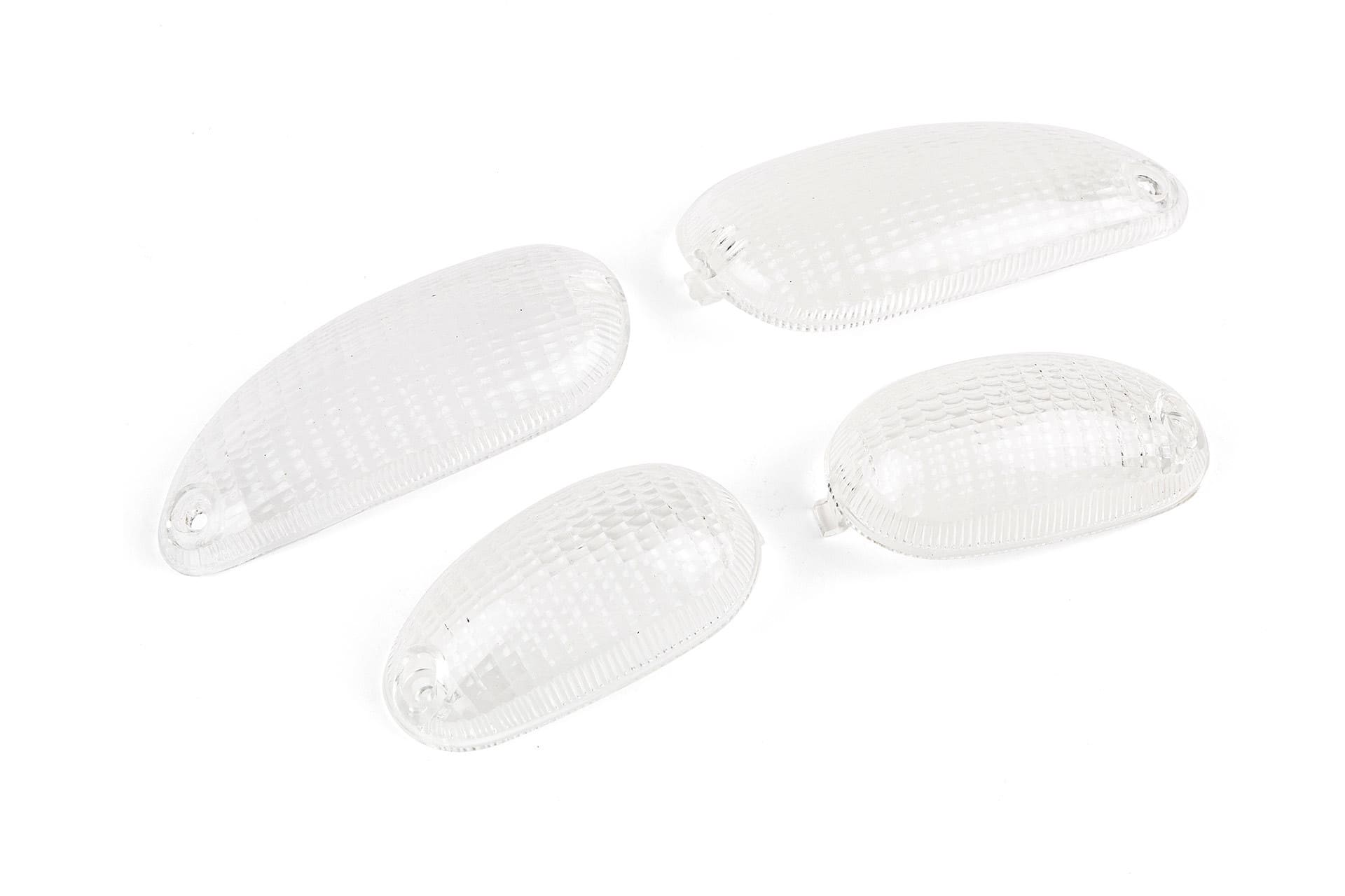 STR-623.57/WH Set Vetri Frecce STR8 trasparente, Piaggio TPH / NRG / NTT, COD: STR-623.57/WH