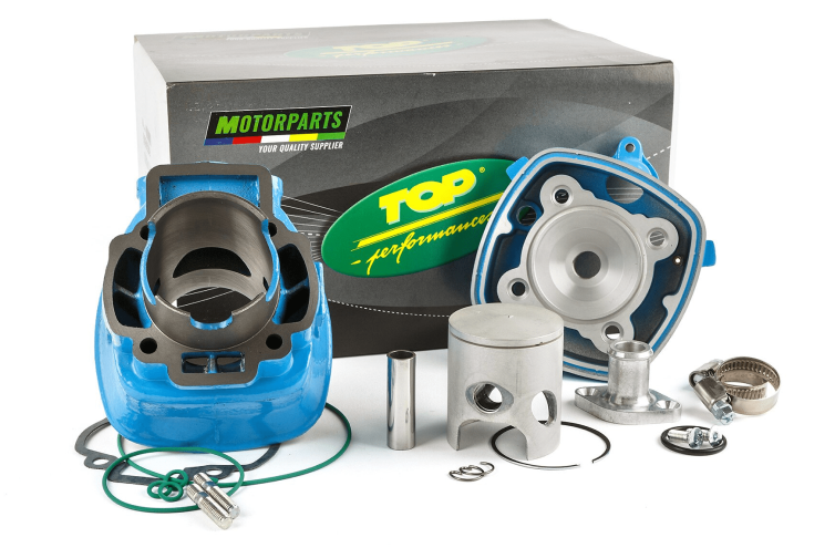 9920590 gruppo termico top 2plus 70cc d.47,6 piaggio h2o sp.12 ghisa