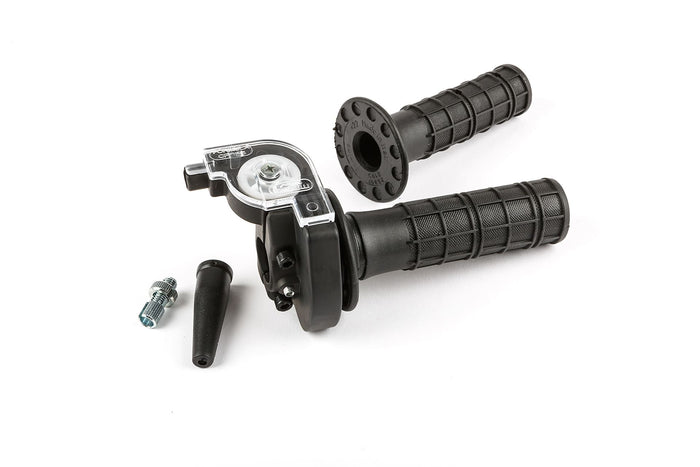 TOM500.03 Comando Gas Rapido Tommaselli, nero orizzontale (36mm/75°), COD: TOM500.03