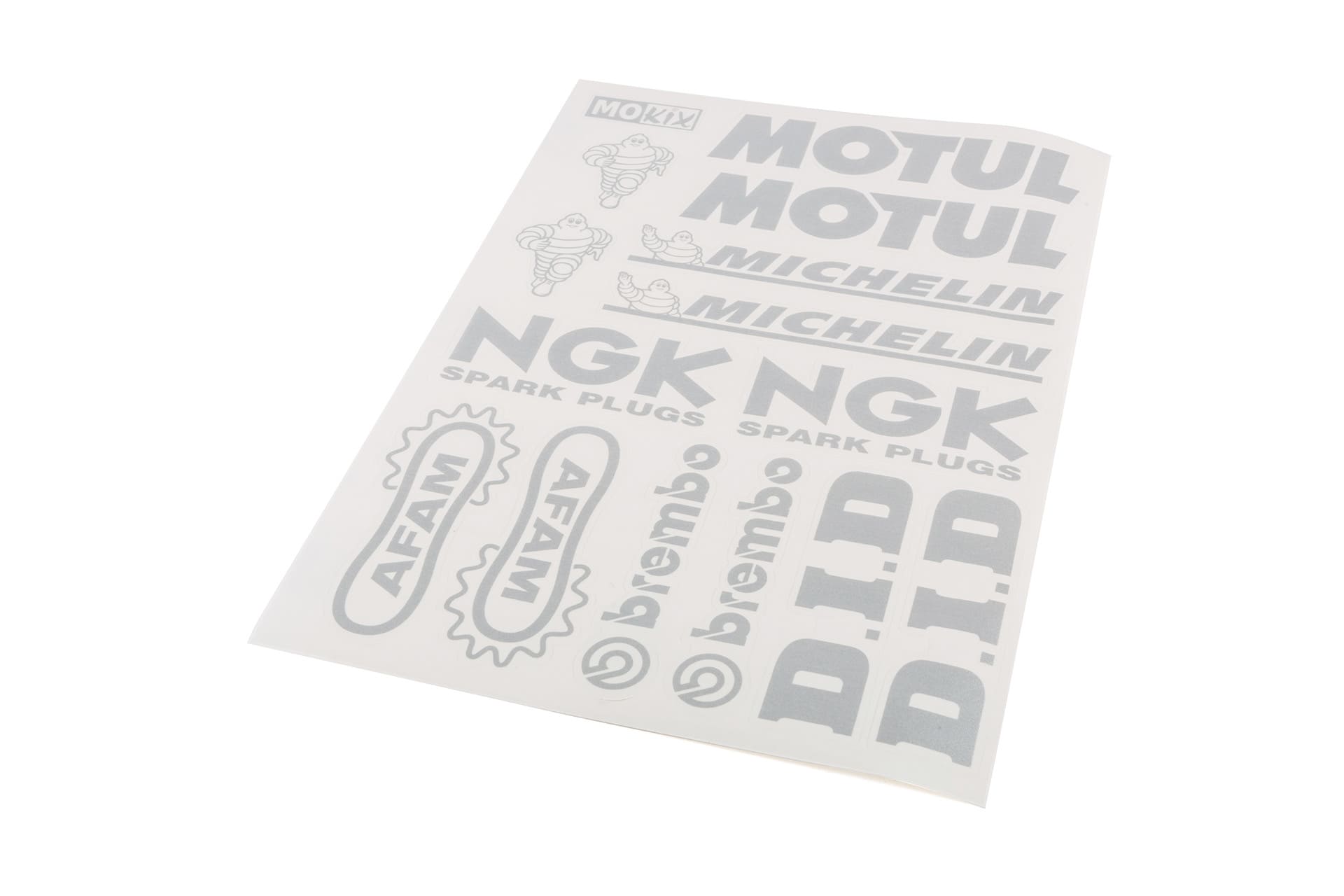 STICK-86576 Foglio Adesivi Kit Sponsor argento, COD: STICK-86576